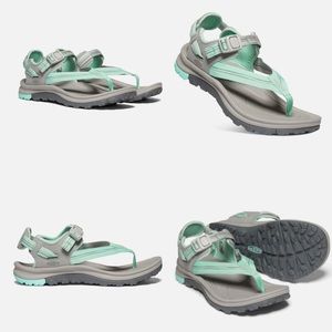 KEEN Women's Terradora II Toe Post Sandal Teal Womens Size 9.5